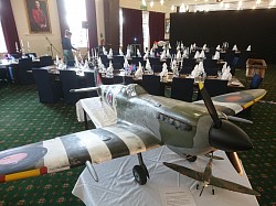 Scale Spitfire model - Officers Mess, Defence Academy Shrivenham. September 17