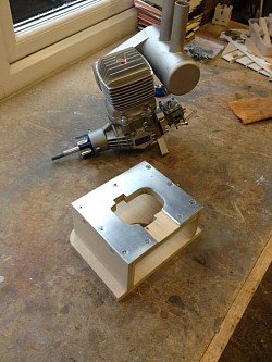 Engine box with aluminium face