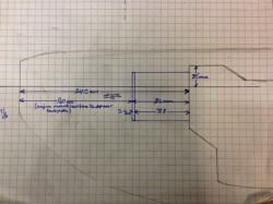 Single engine mounting dimensions