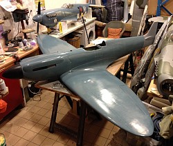 The mighty Griffon engined PR MK 19 is nearly ready to roll out on its own wheels.