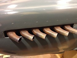 New Griffon exhaust outlets fitted and weathered.