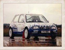 Full body kit developed for 1999 Nissan Mica rally car by Mike, when he worked in motor racing composites at Silverstone.  