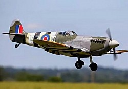 D-day remote controlled Spitfire