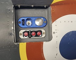 Model Spitfire control panel