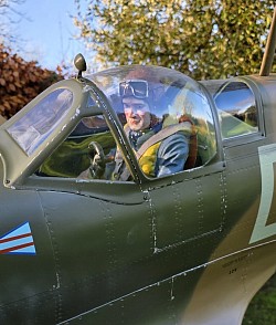 Douglas Bader Spitfire replica